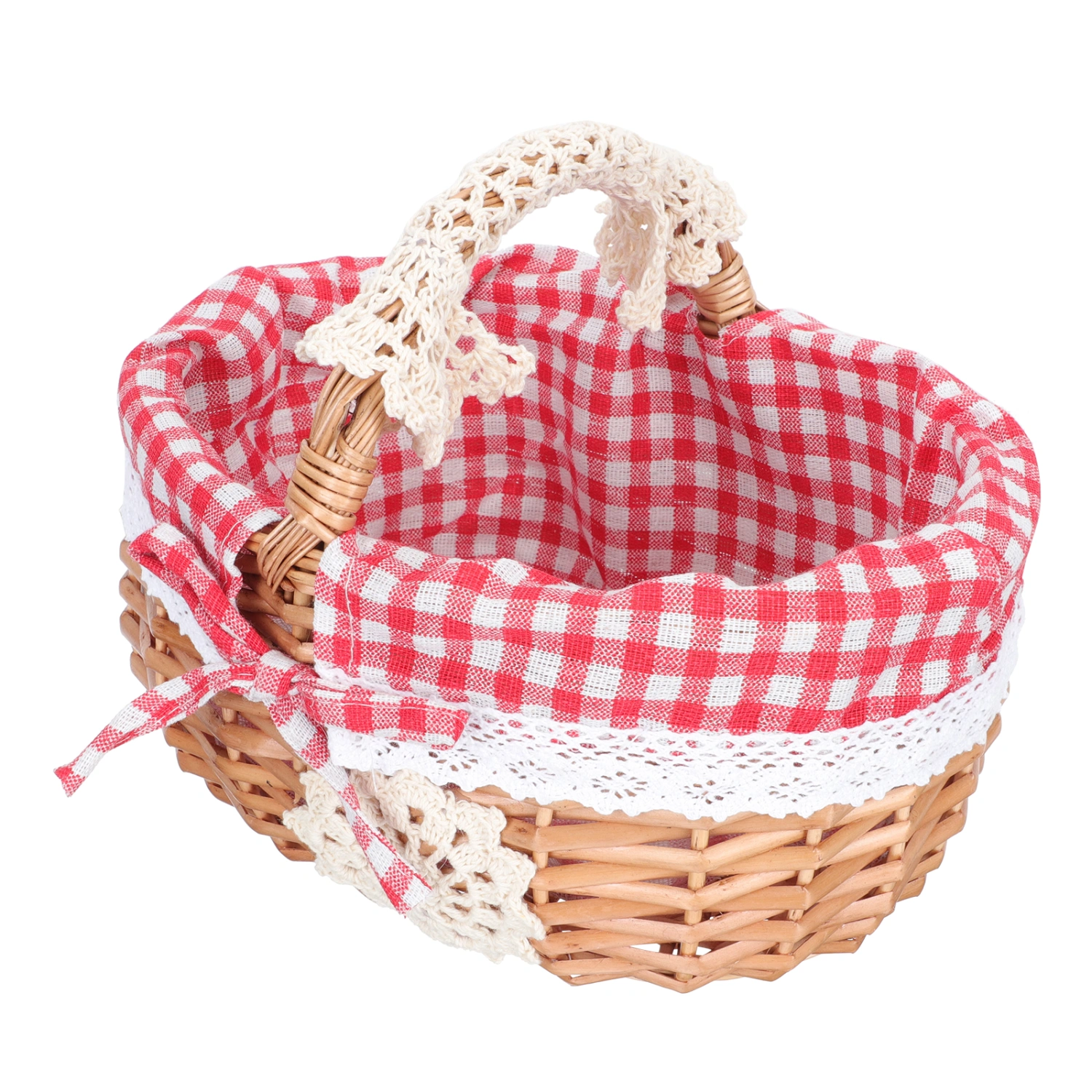 Outdoor Picnic Basket Rattan Storage Basket Gift Basket Food Storage Basket
