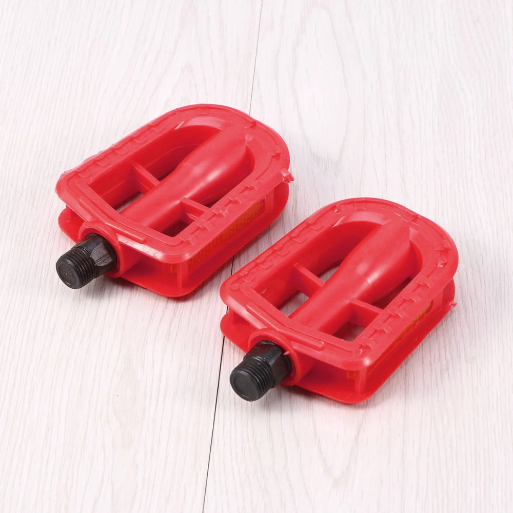 1 Pair of Pedals Mountain Bike Pedals for Mountain Cycling Road Bicycles (Red)