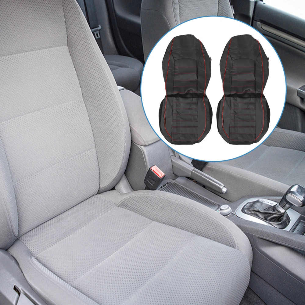 2pcs Useful Front Car Seat Cover Auto Seat Cover Car Waterproof Seat Cover