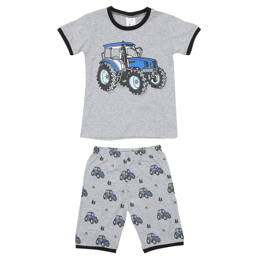 1 Set Cotton Pajamas Suit Sleepwear Lovely Costume Home Lounge Night Wear For Boys (Size 130 for 130cm Height)