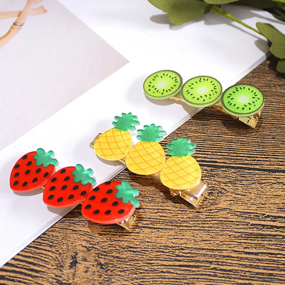 2 Set of Colorful Hair Clips Unique Hair Barrettes Creative Hair Accessories for Girls Women