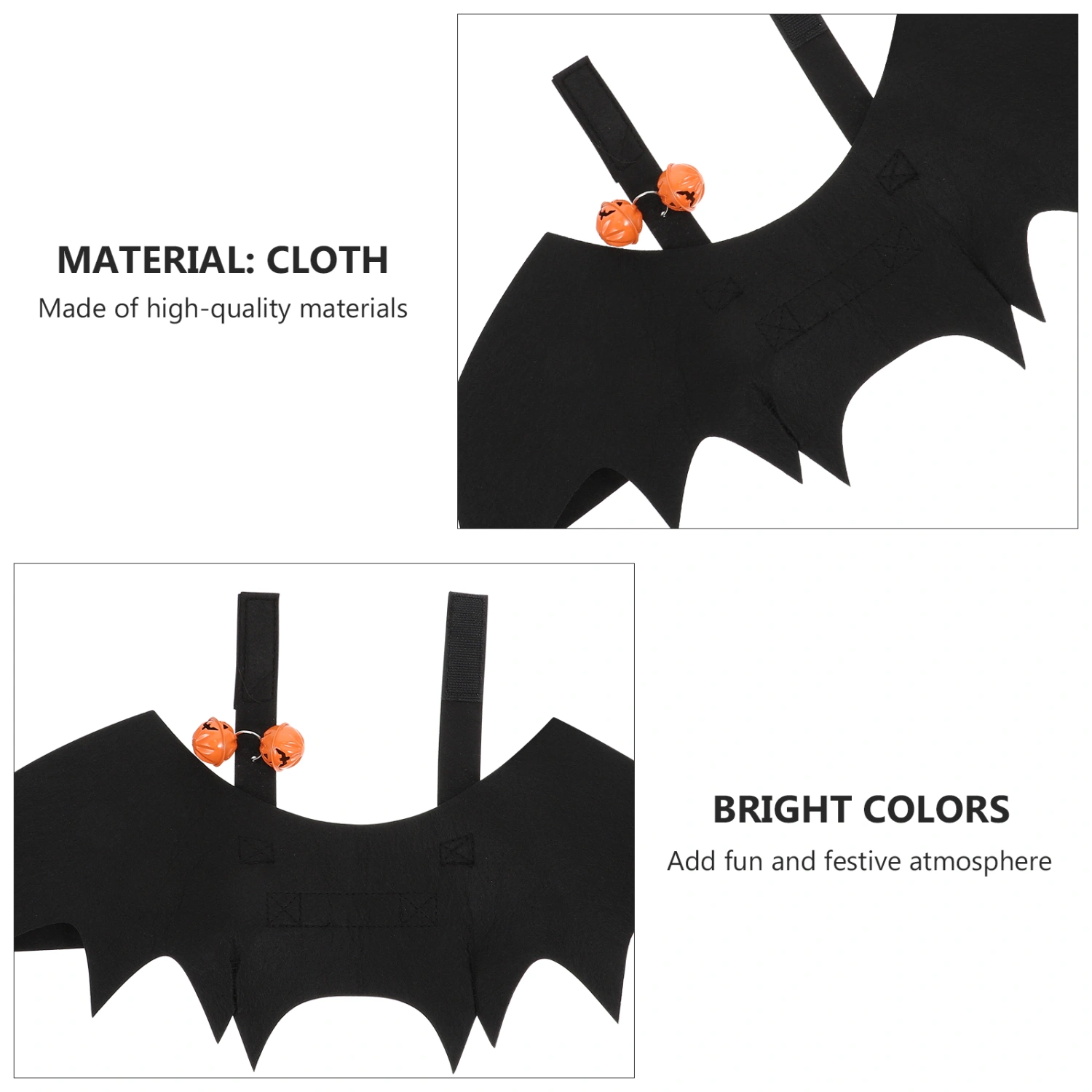 1pc Cat Bat Wings Halloween Pet Costume Adorable Bat Wings Pet Supplies
