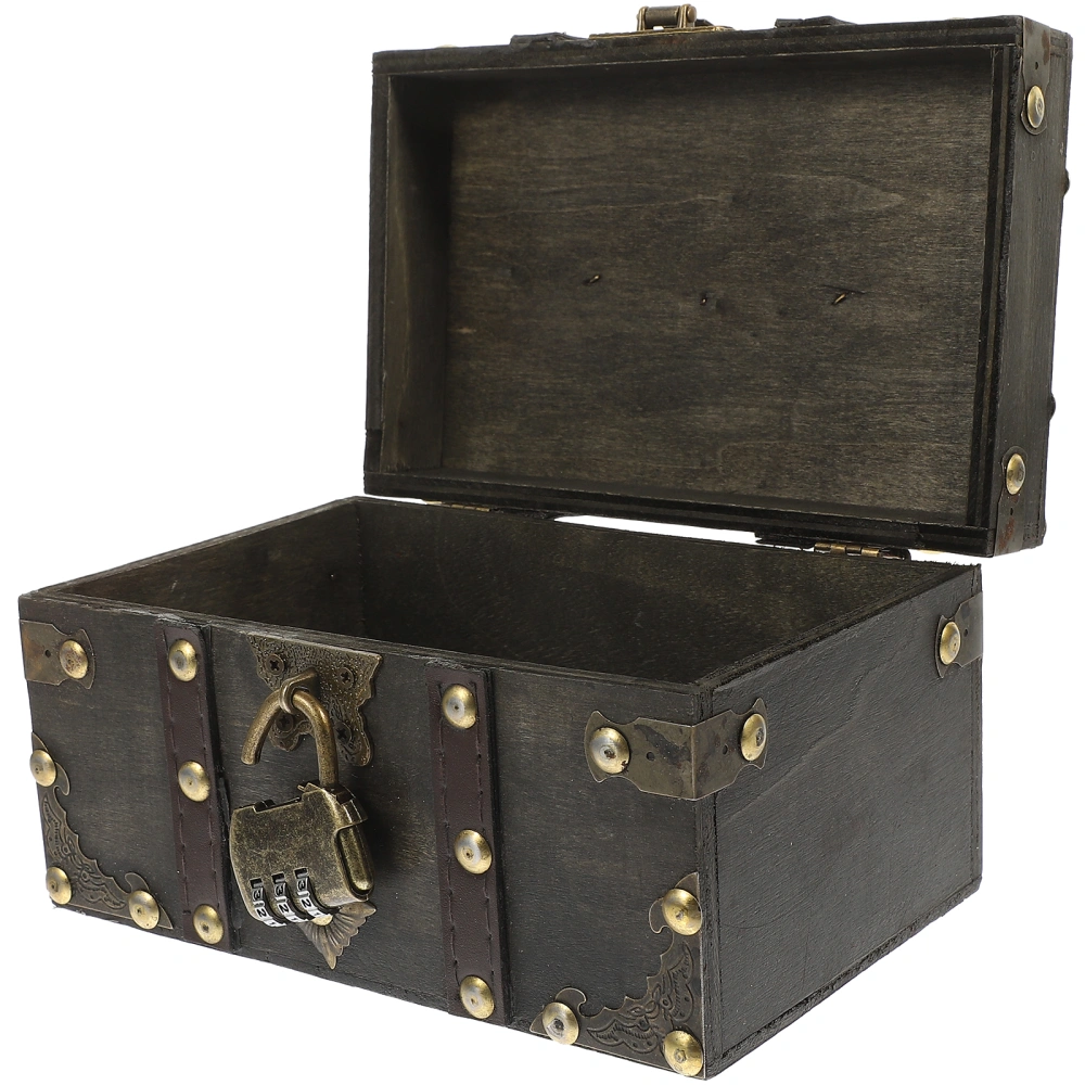 Large Capacity Jewelry Box Vintage Decorative Box Jewelry Storing Organizer with Lock