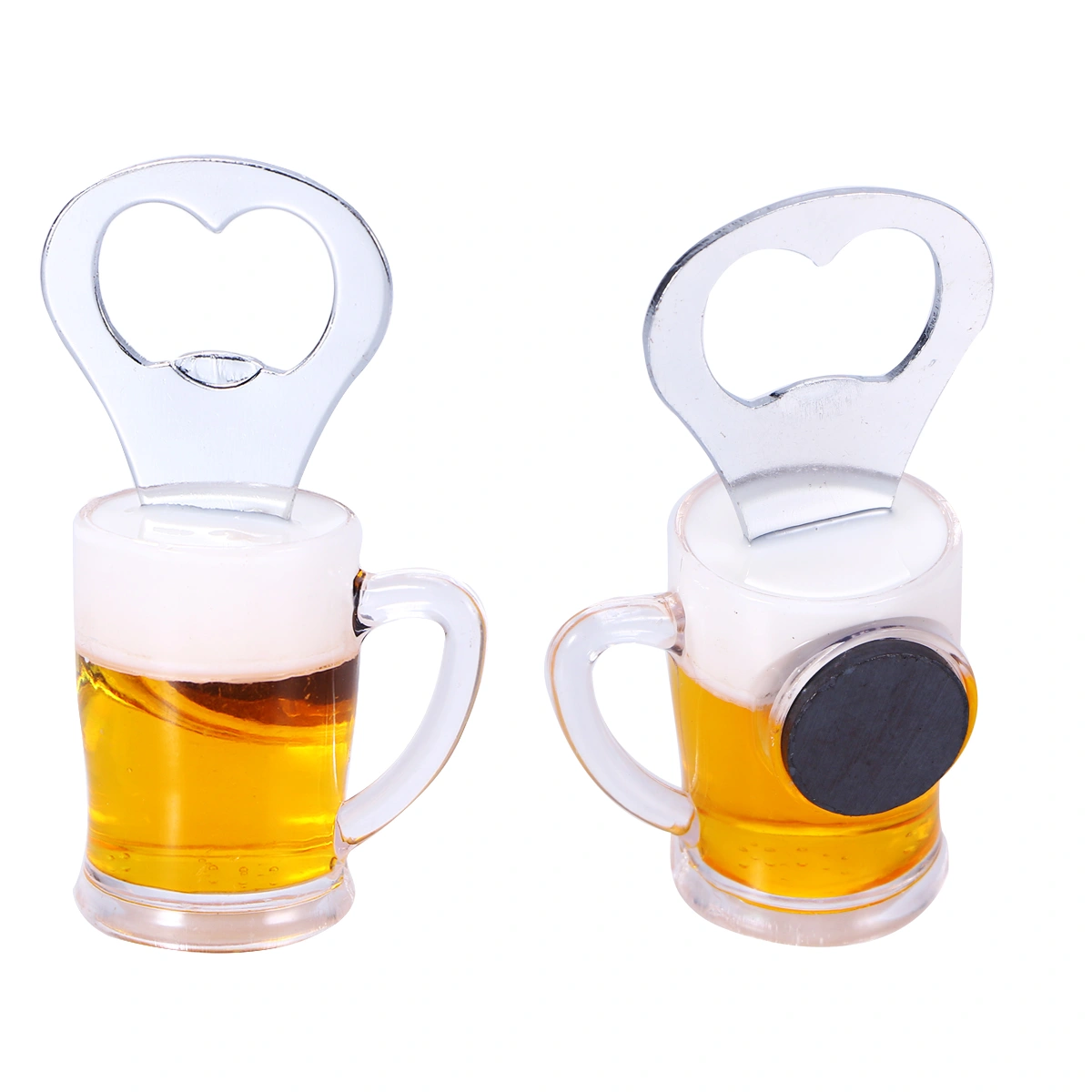 Bottle Opener Beer Wine Openers Unique Shaped of A Glass Beer (Random Pattern)