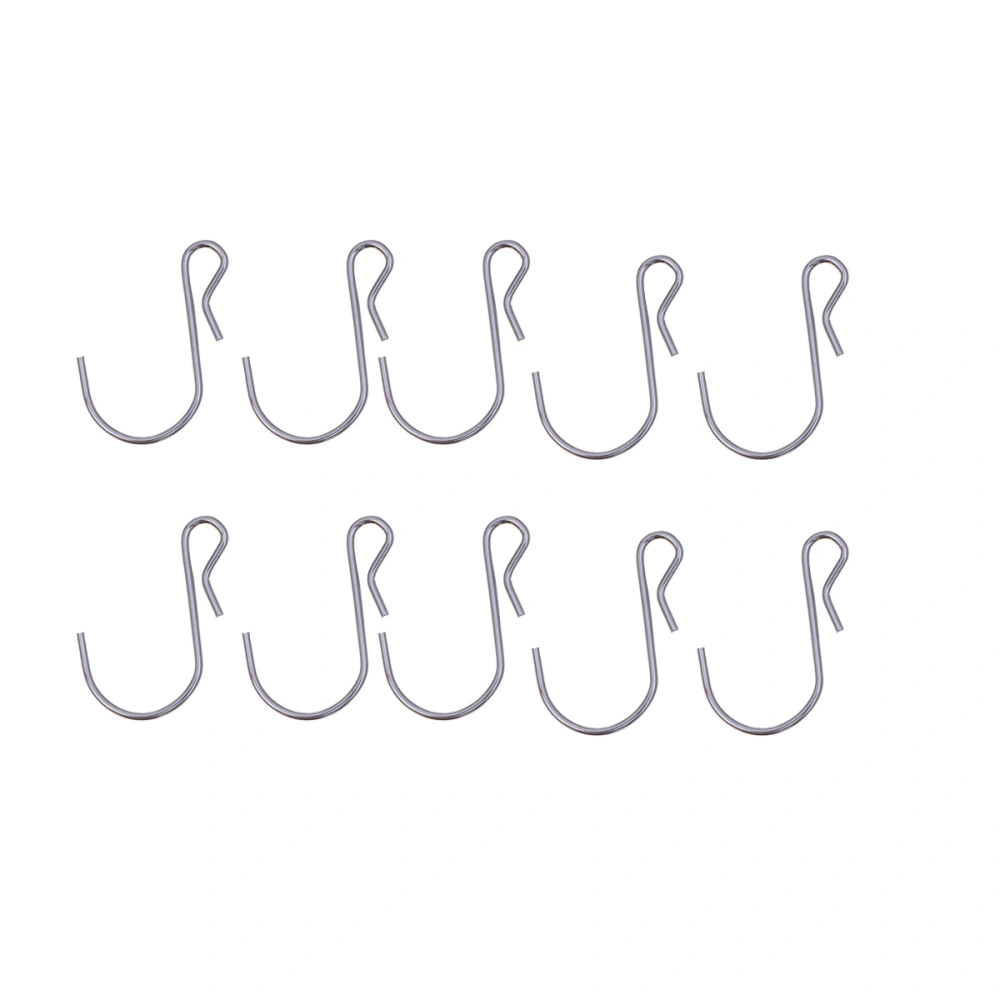 20pcs Metal S Type Kitchen Bedroom Hooks Metal Hanging Hooks Storage Racks Carbon Steel Nickel Plated S-shaped Clothes Hangers