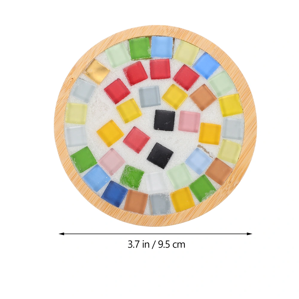 1 Set Diy Mosaic Hand Made Crafts Mosaic Coaster Making Material for Diy Lover