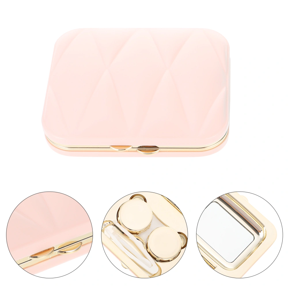 1 Set Practical Cosmetic Lens Case Creative Contacts Lenses Holder for Storage