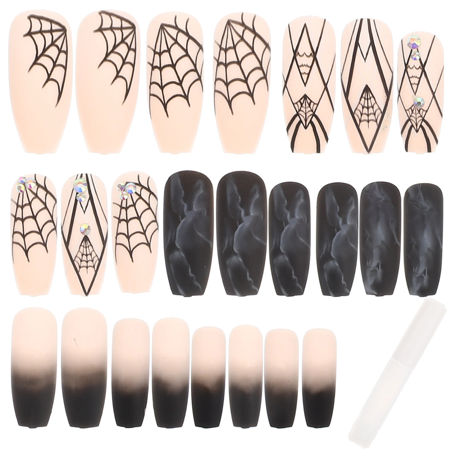 1 Set of Women Manicure Nails Artificial Nails DIY Nails Manicure Fake Nails