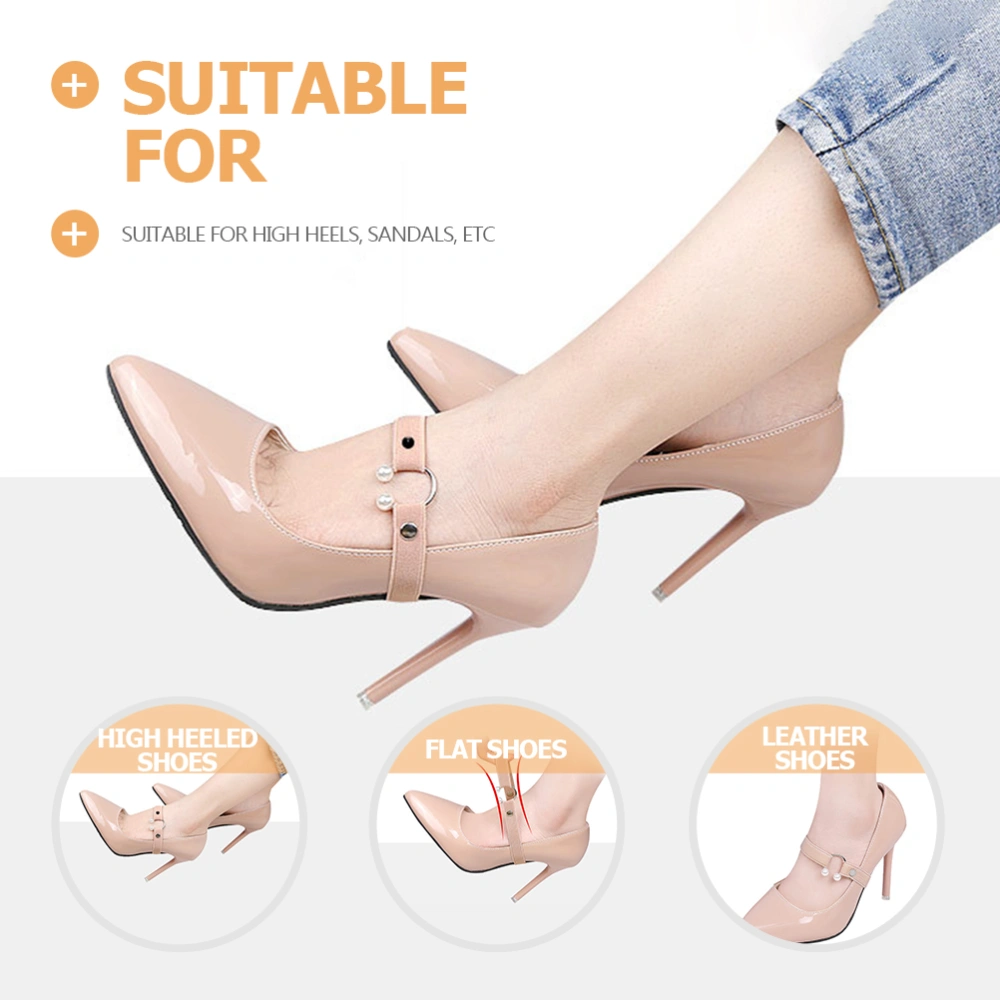 4 Pairs High-heeled Shoes Laces Anti-loose Shoes Band Detachable Shoes Belt