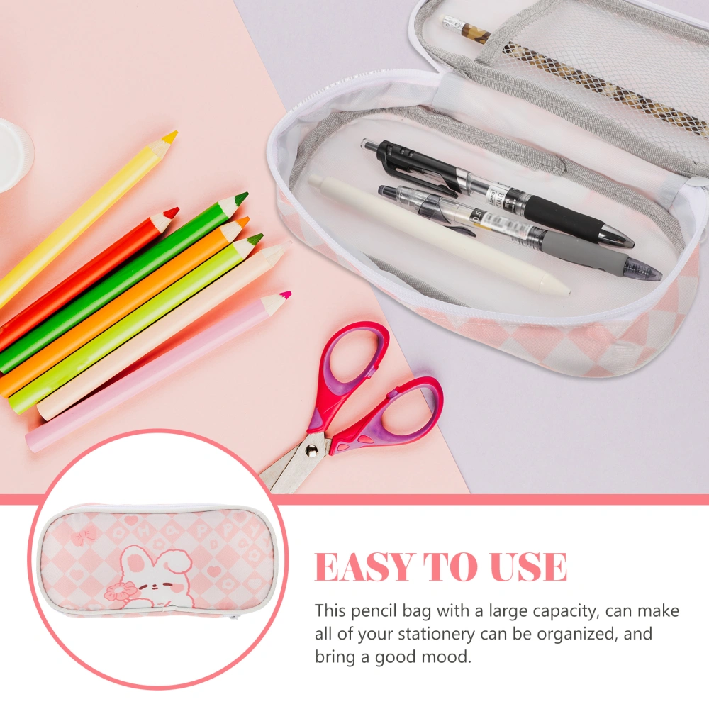 Multi-use Pen Bag Large Stationery Bag Convenient Pen Bag Adorable Pencil Holder Kids Pencil Case