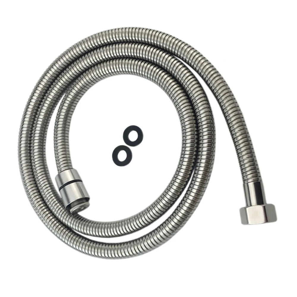 Useful 2M Stainless Steel Thickened Shower Hose Pratical Bathroom Handheld Connection Tube Sprayer Hose