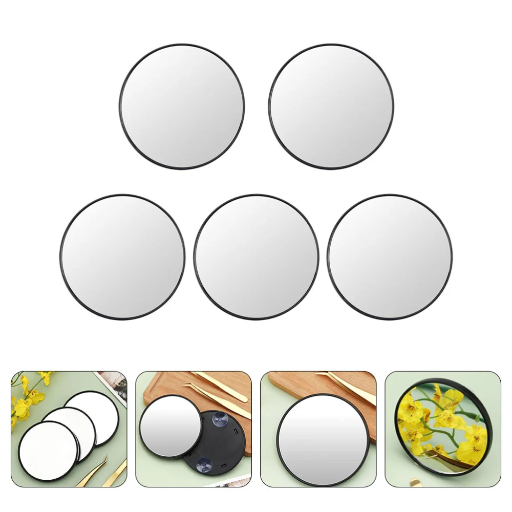 5Pcs Magnifying Makeup Mirror with Suction Cup High Definition Magnifying Mirror