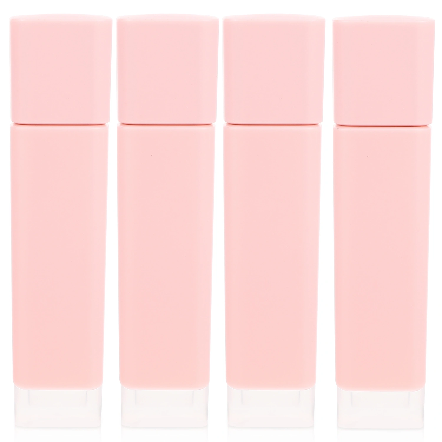 4pcs Lip Gloss Tubes Plastic Lip Gloss Containers Refillable Lipgloss Bottles 5g