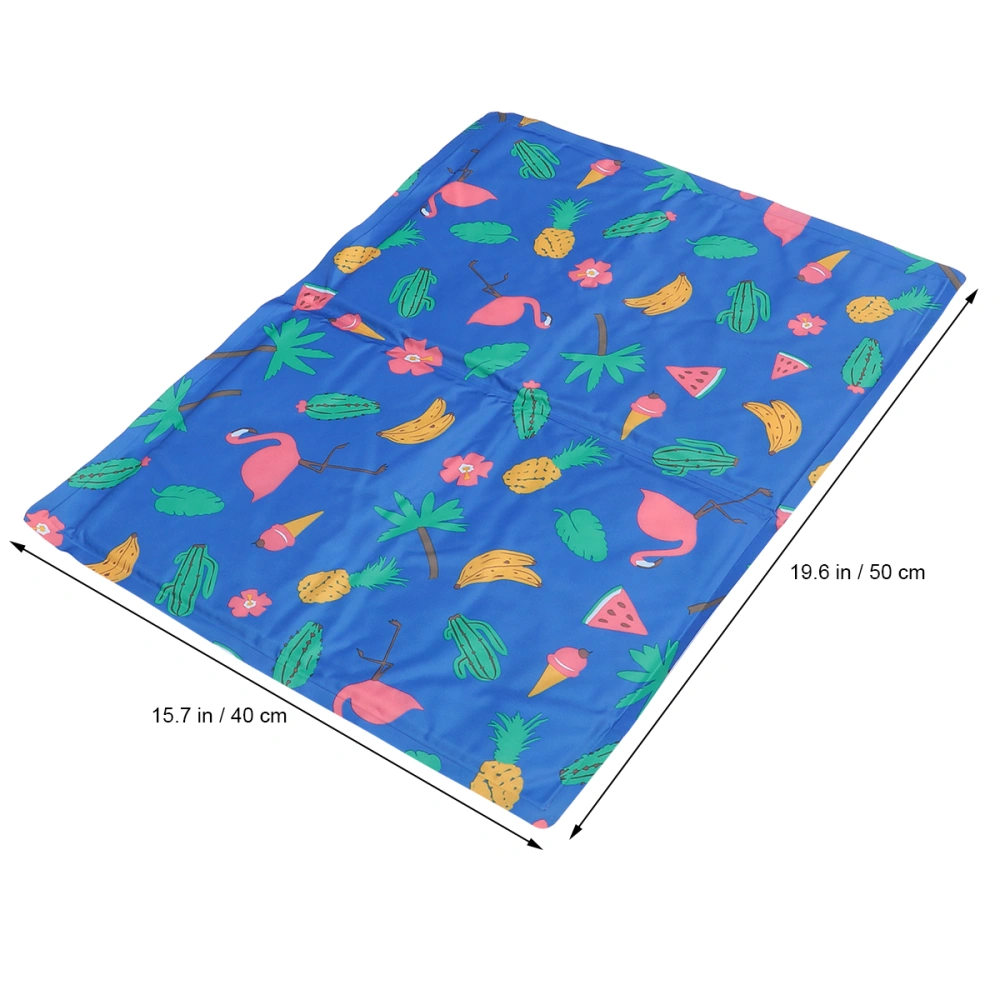 Summer Pet Ice Pad Cooling Ice Mat Portable Cooling Cushion Pet Gel Cooler