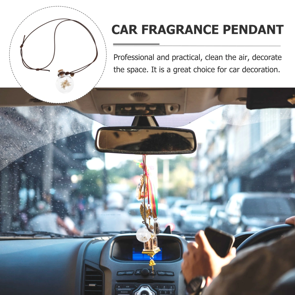 1pc Car Perfume Pendant Car Interior Air Freshener Fragrance Hanging Ornament