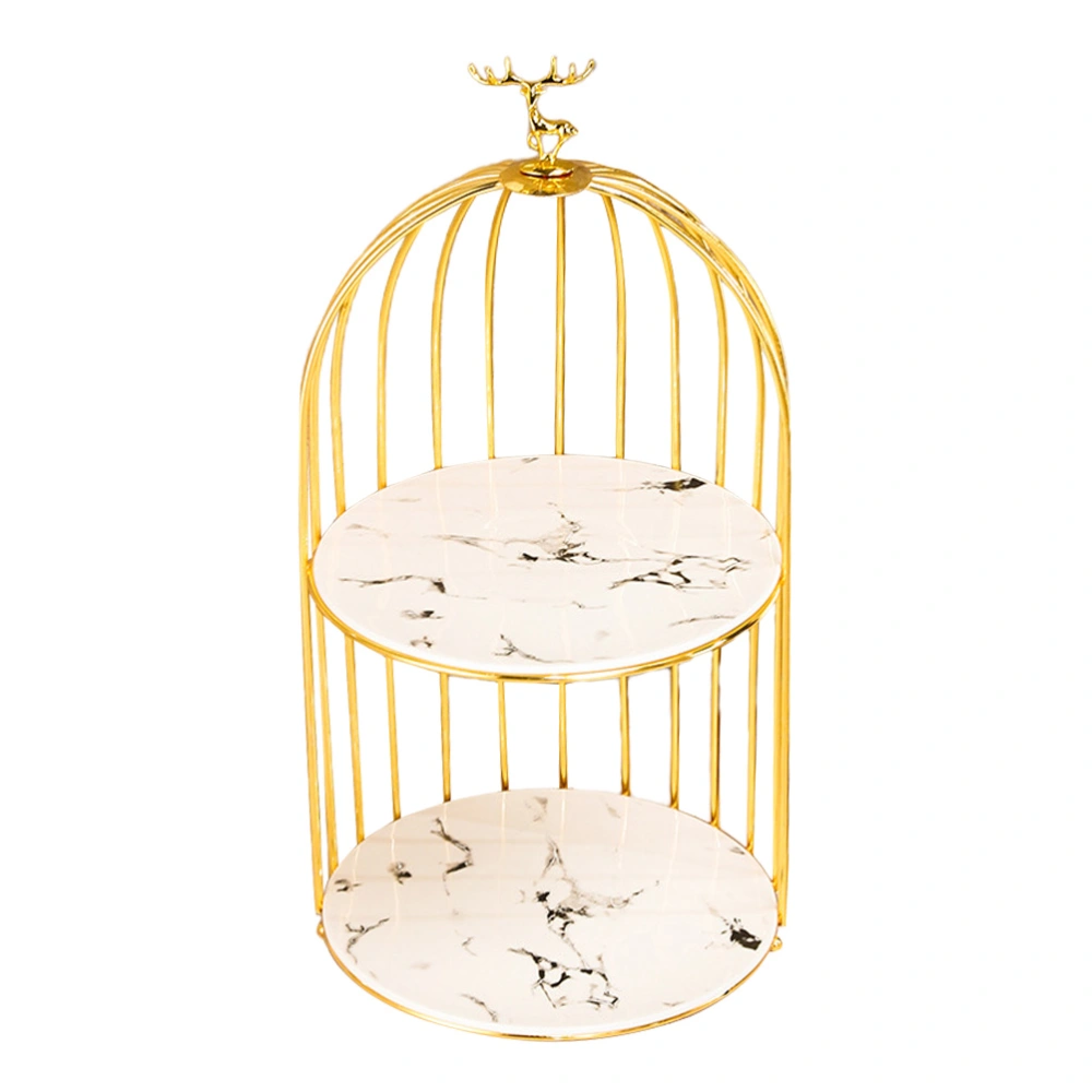 Bird Cage Cosmetics Storage Rack Makeup Perfume Storage Stand Dresser Organizer