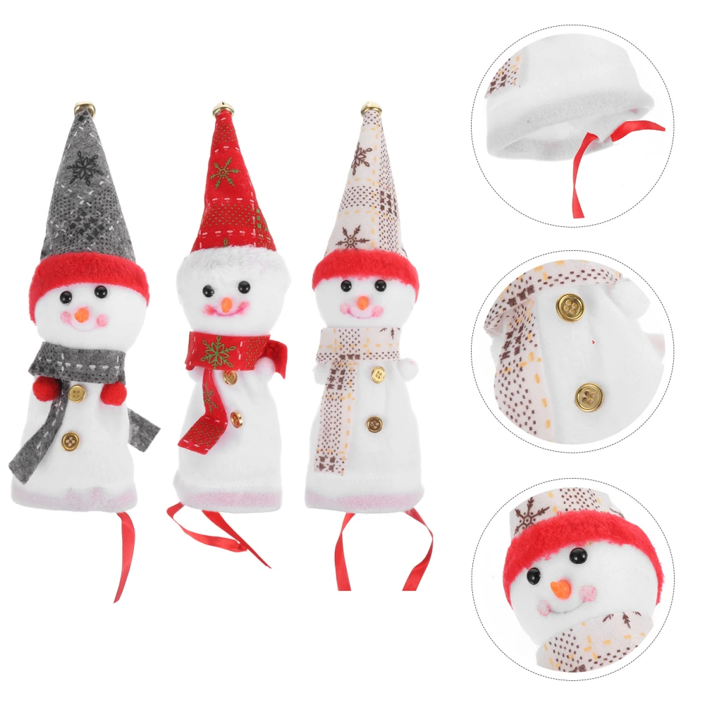 Christmas Theme Chic Doll Toys Creative Snowman Doll Desktop Ornaments