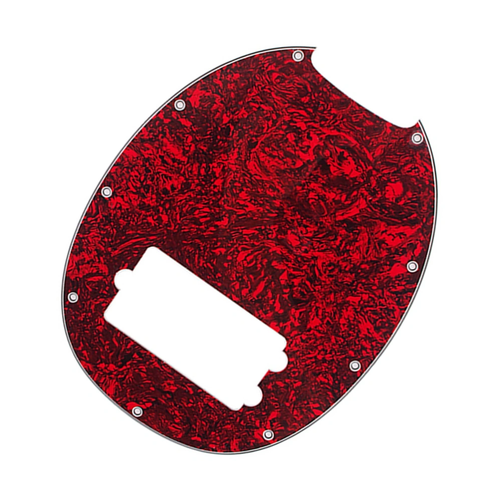 1 Pc Professional Bass Guard Anti-scratching Pickguard Protective Guard (Red)