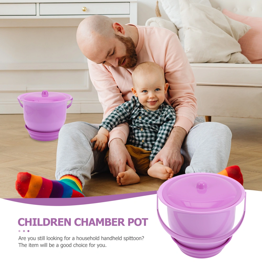 Children Chamber Pot Plastic Chamber Bucket Unisex Kids Spittoon Urinal Toilet