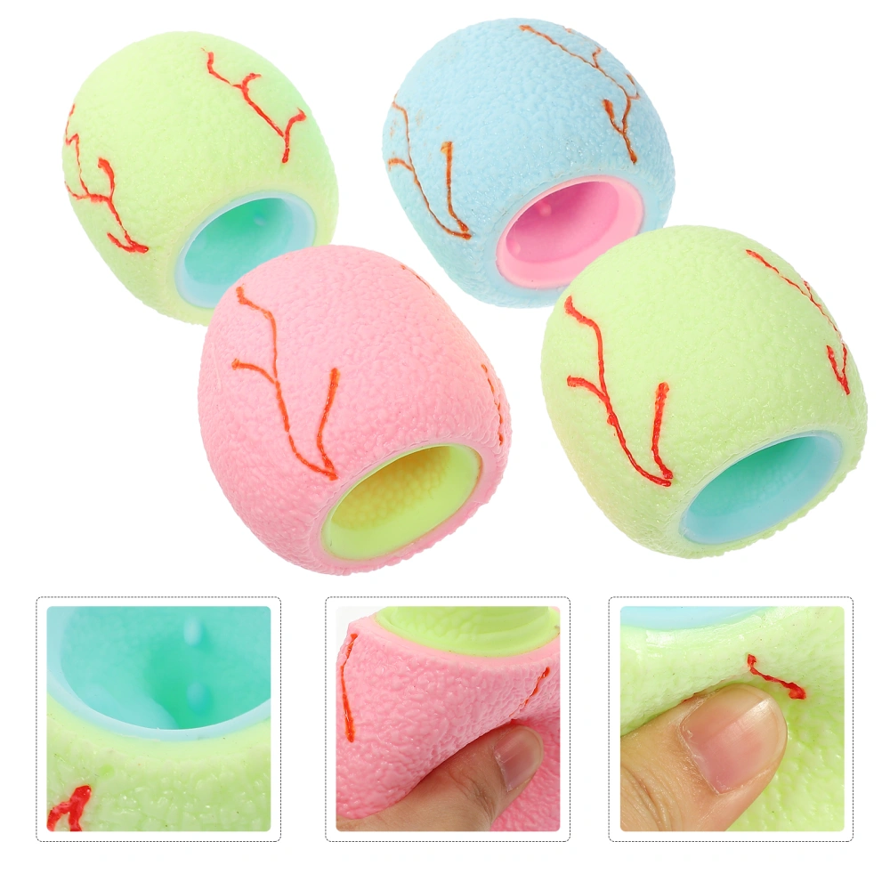 4Pcs Interesting Squeeze Toys Wear-resistant Decompression Toys Portable Anxiety Toys (Assorted Color)