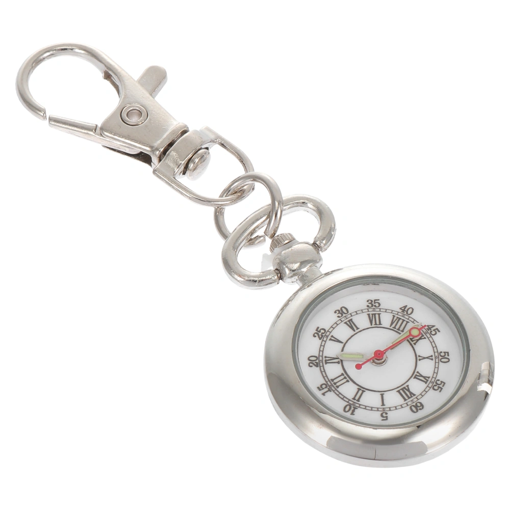 1Pc Hanging Pocket Watch Keyring Watch Bag Pendant Small Key Ring with Watch