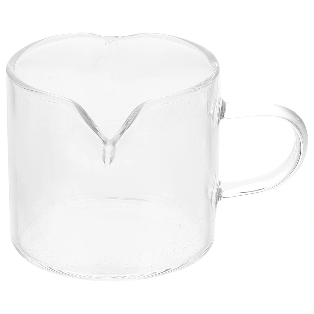 Household Cream Pitcher Multi-function Creamer Pitcher Transparent Milk Cup Milk Accessory