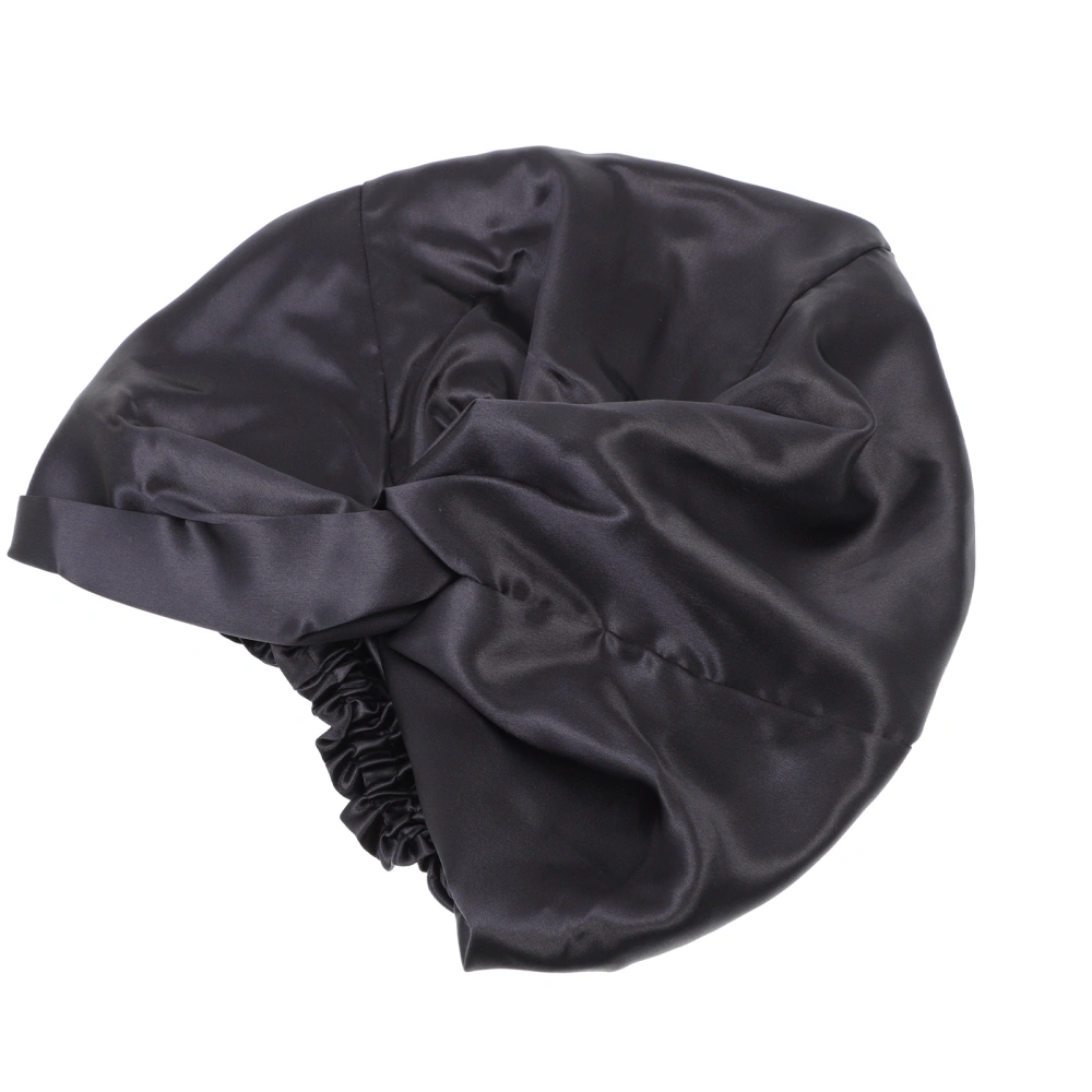 1Pc Comfortable Silk Nightcap Household Hair Care Bonnet Silk Sleeping Hat