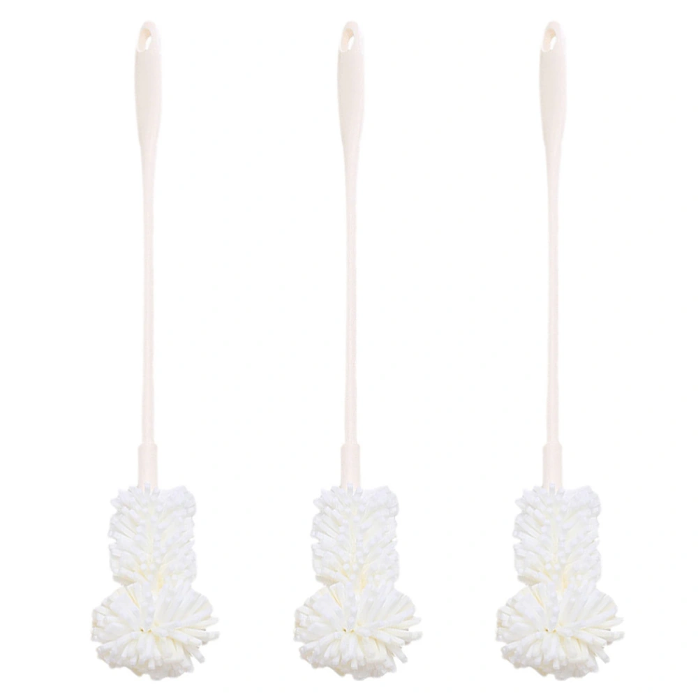 3Pcs Portable Cup Brushes Long Handle Cup Brush Baby Milk Bottle Brush Bottle Cleaner