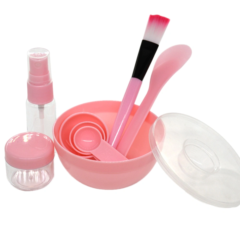 9pcs DIY Facial Mask Bowl Brush Mixing Stick Measuring Spoon Cover Mask Bottle Spray Bottle