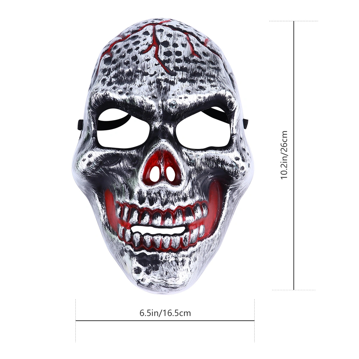 6pcs Horror Mask Halloween Ghost-like Mask Halloween Carnival Ghost Party Prop