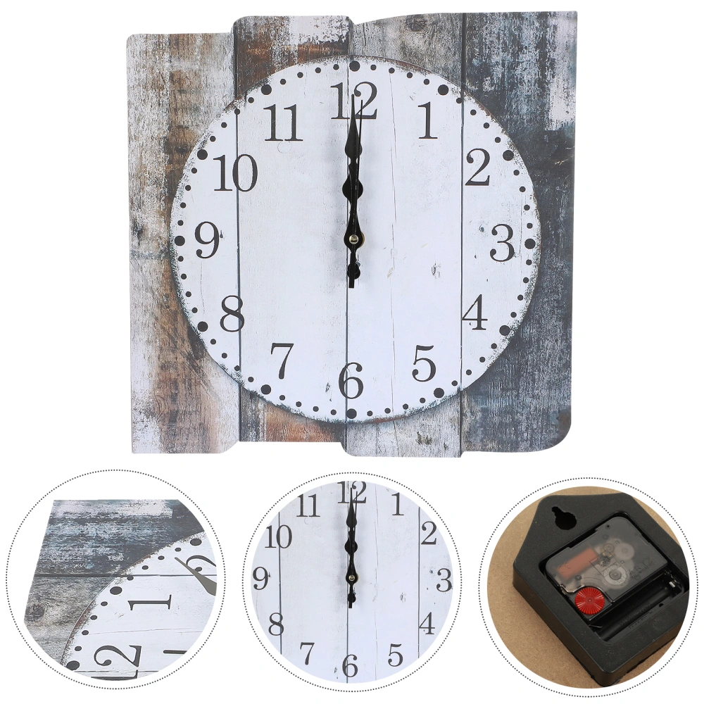 Vintage Density Board Wall Clock Wooden Wall Clock Wall Decor Wall Pendant