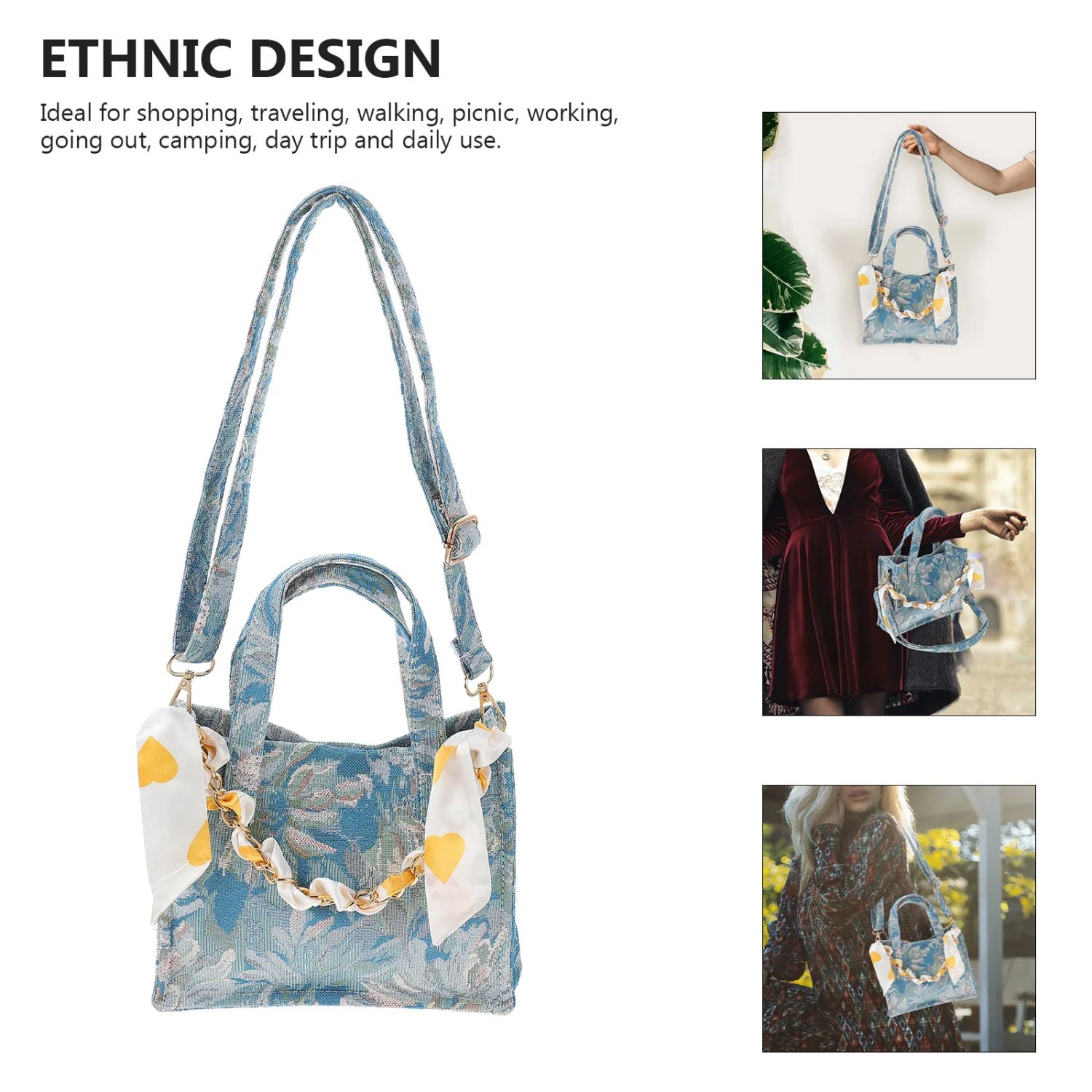 Fashion Hand Bag All-Match Shoulder Bag Casual Storage Pouch for Female
