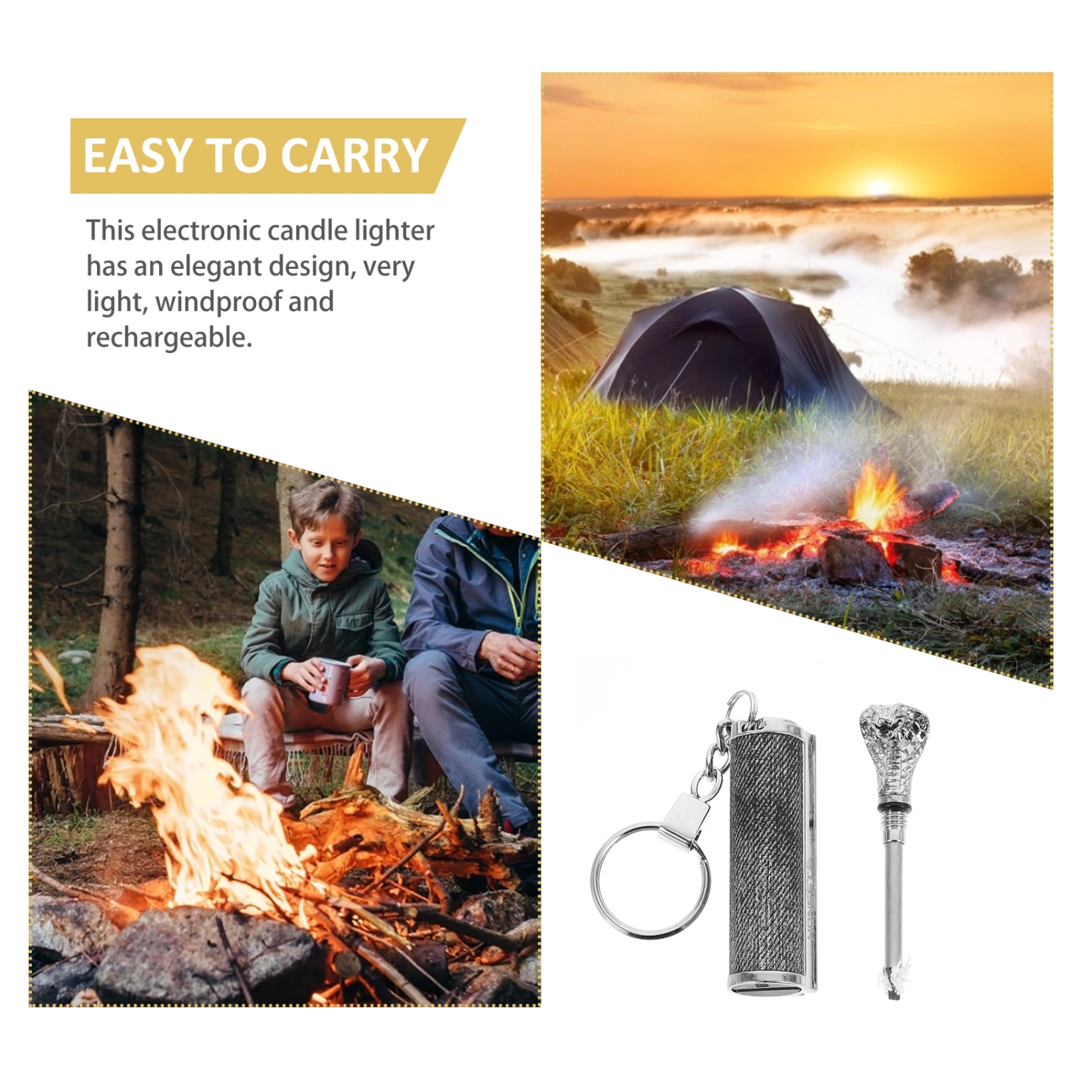 Emergency Matchstick Survival Flint Fire Starter Forever Match Lighter with Gift Box