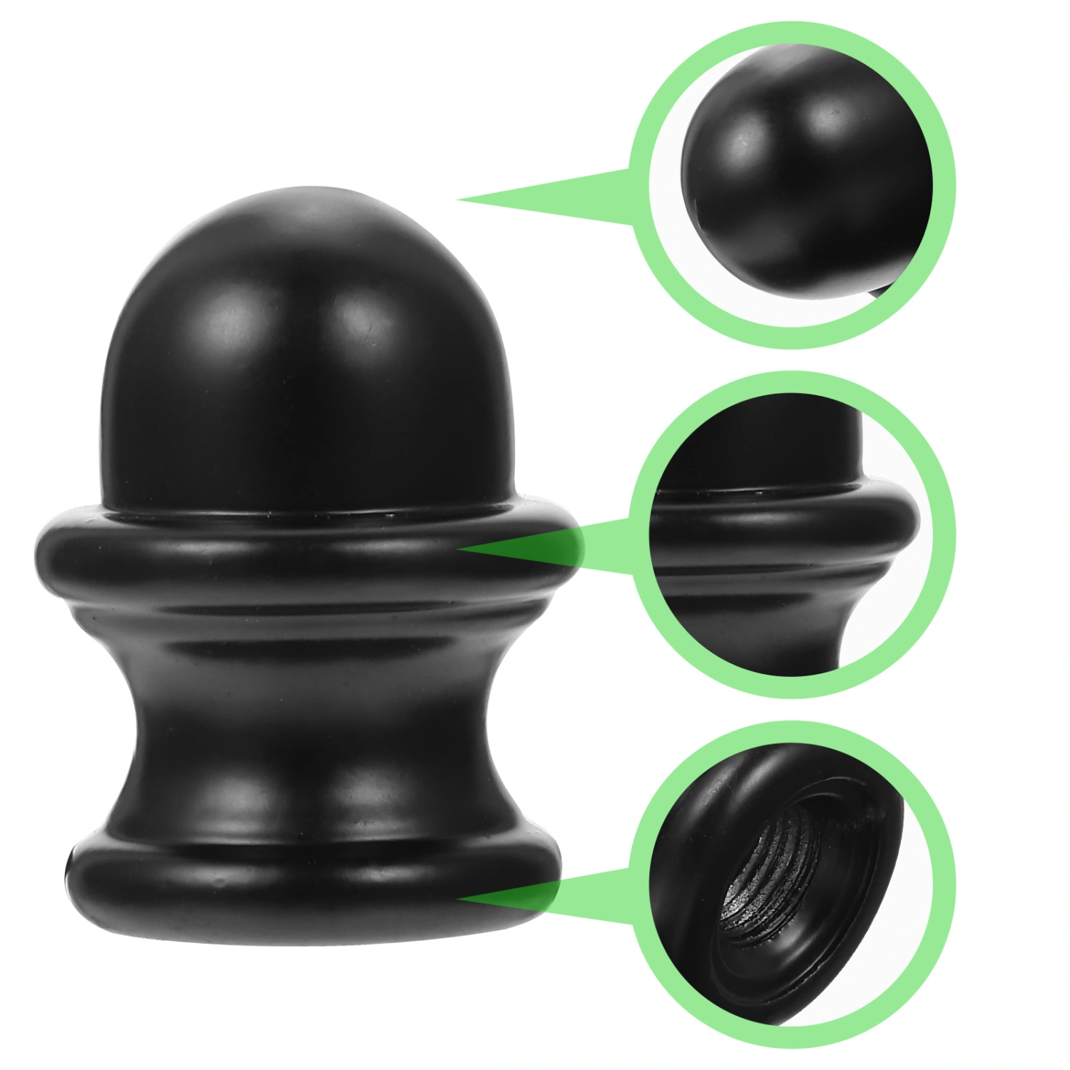 2Pcs Table Light Finial Decor Simple Lampshade Holder Knob Chic Light Accessory