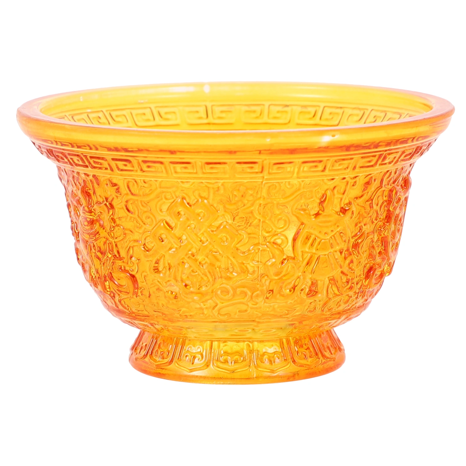 1Pc Glass Temple Cup Buddhist Supply Home Decoration Buddhist Water Cup
