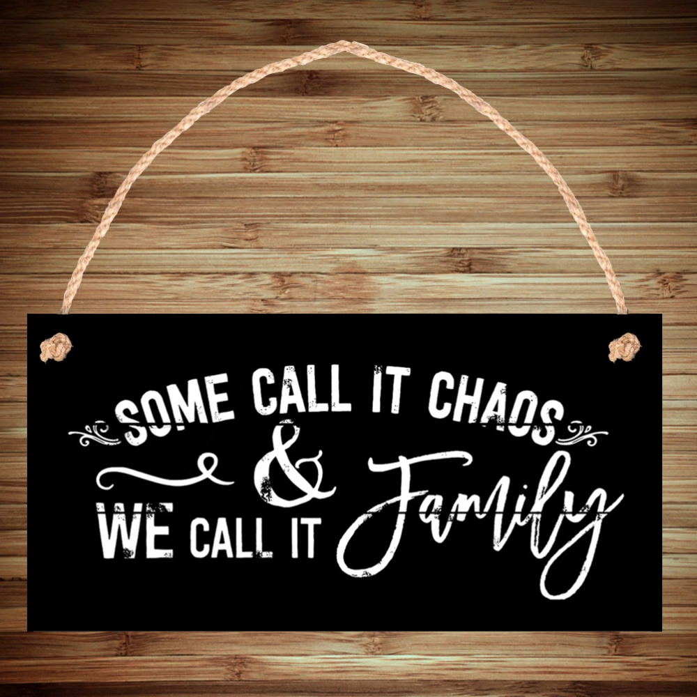 Creative Blackboard Jute Rope Hanging Plaque DIY Wood Board Wall Art Home Decoration Welcome Sign Plaque Crafts