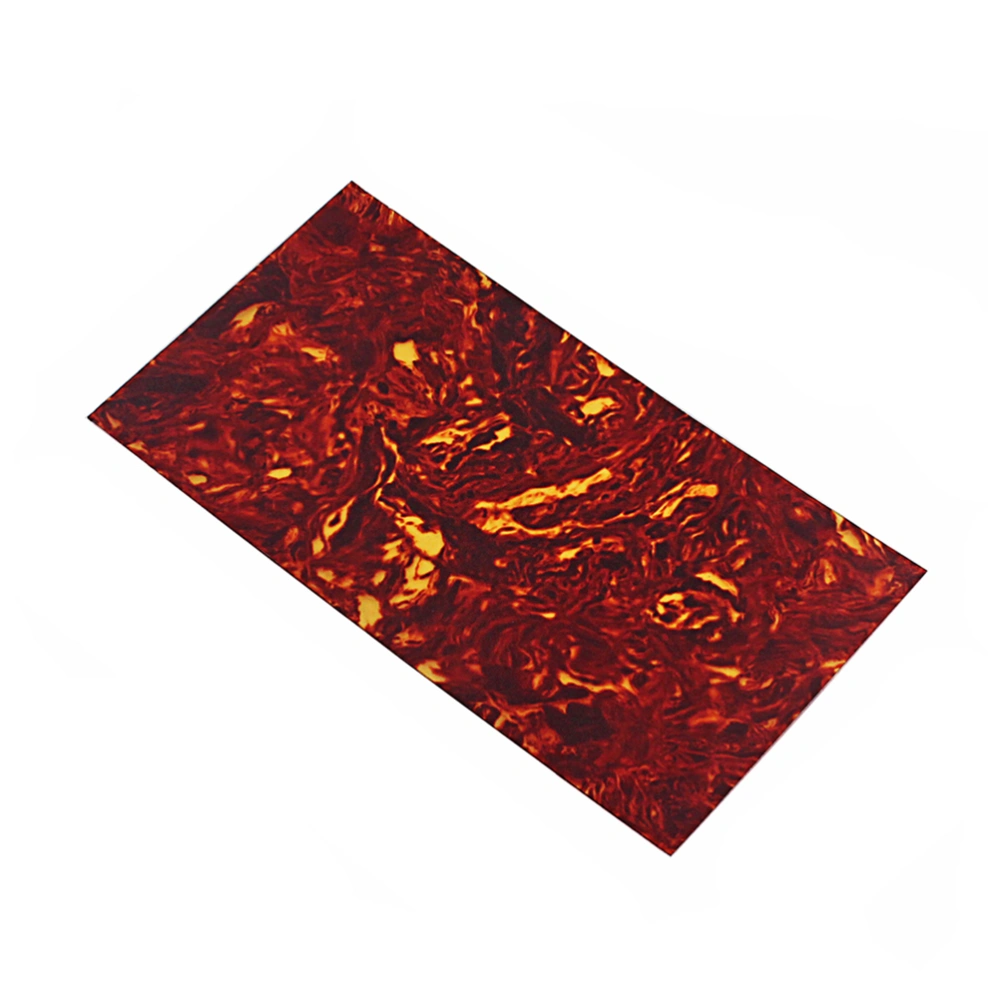 GQ989 Guitar Head Diffused Color Scratch Plate Pickguard Sheet for Acoustic Guitar Dark Red