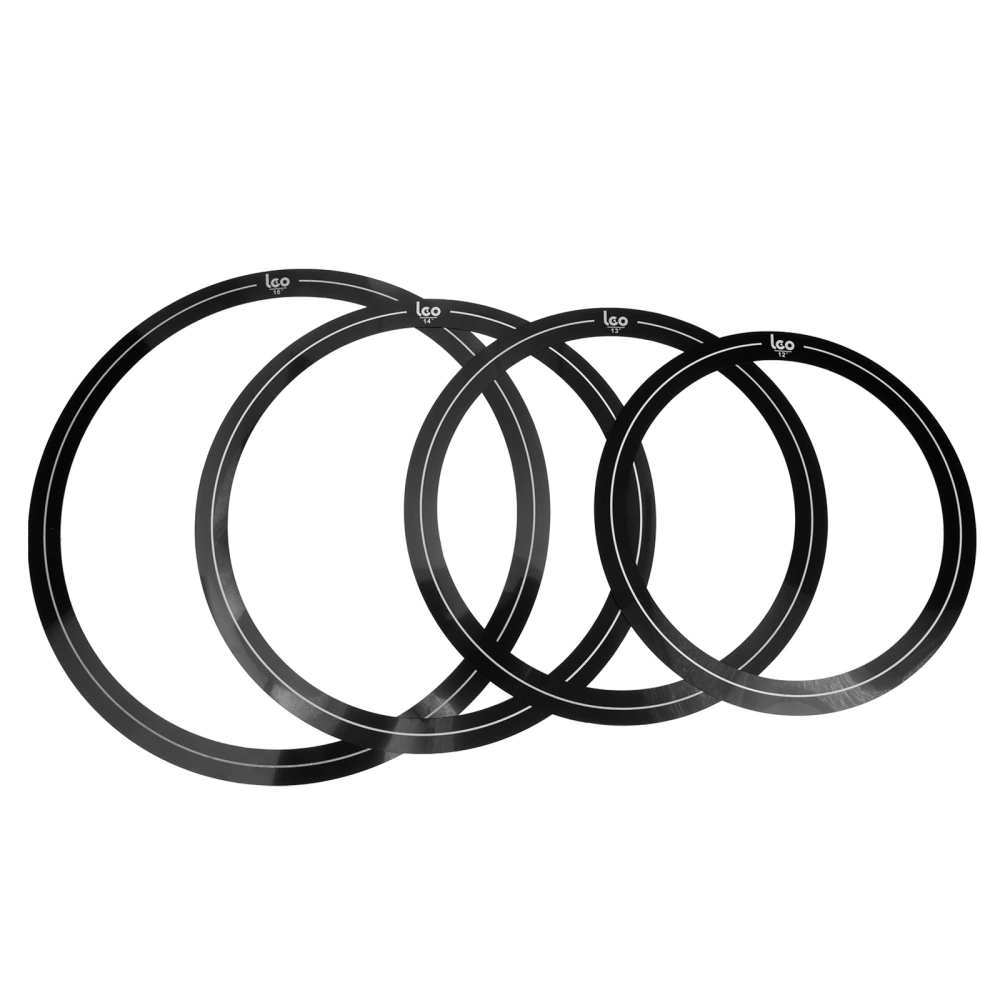 4pcs Simple Practical Drum Snare Using Mute Circle Drum Instrument Mute Ring