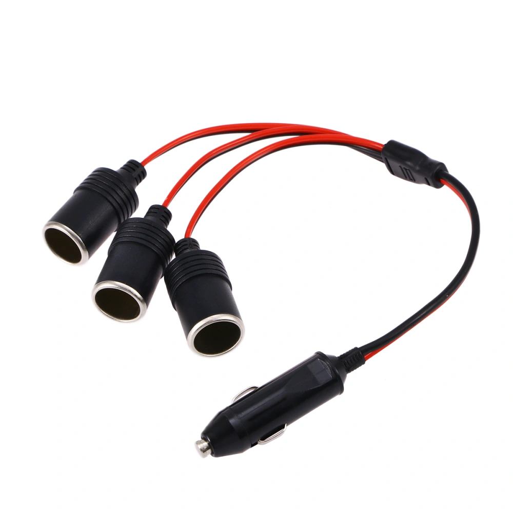 1 to 3 Car Cigarette Lighter DC 12V 24V Power Charger Three-Way Female Socket Plug Connector Adapter Socket Splitter Adapter