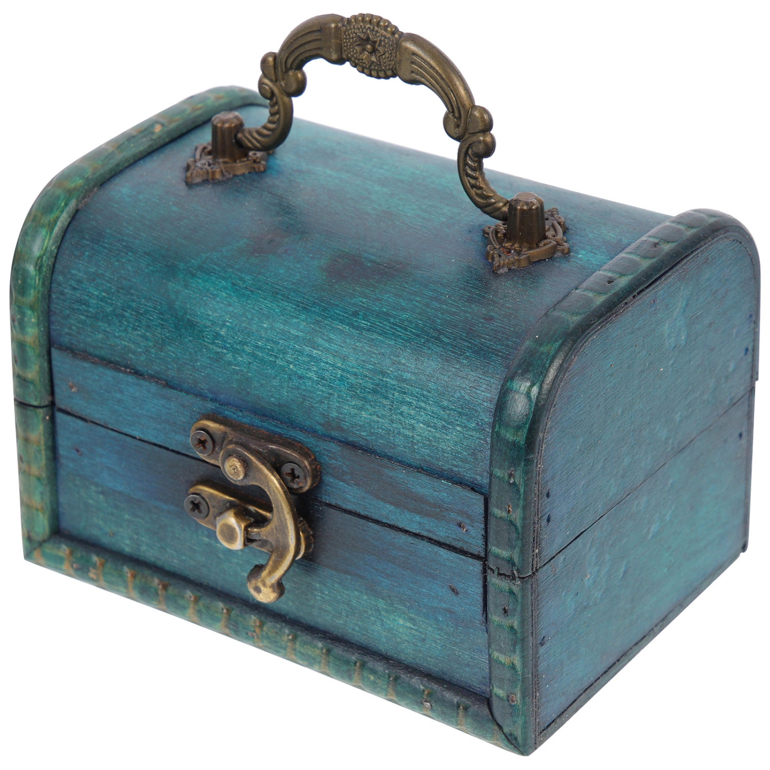 Jewelry Box Wooden Trinket Box Jewelry Storage Case Retro Sundries Organizer