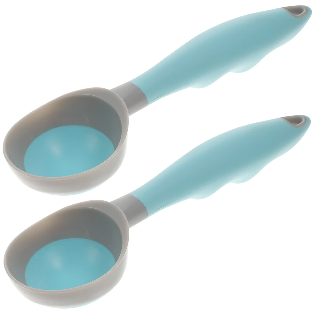 2Pcs Home Use TPR and Rubber Ice Cream Scoop Spoons Ice Cream Ball Tools Fruit Ballers