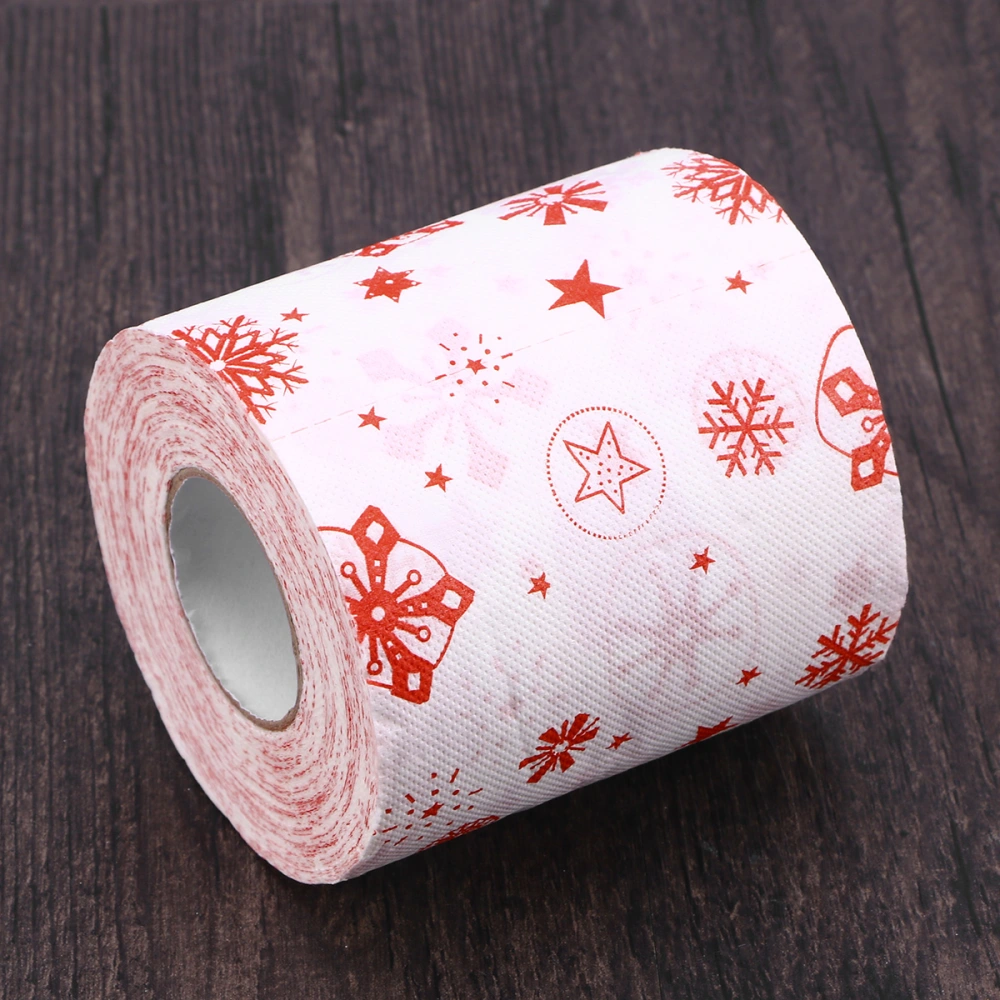 Creative Santa Claus Tissue Toilet Paper Roll Party Gift Merry Christmas Roll Paper for Table Living Room Bathroom