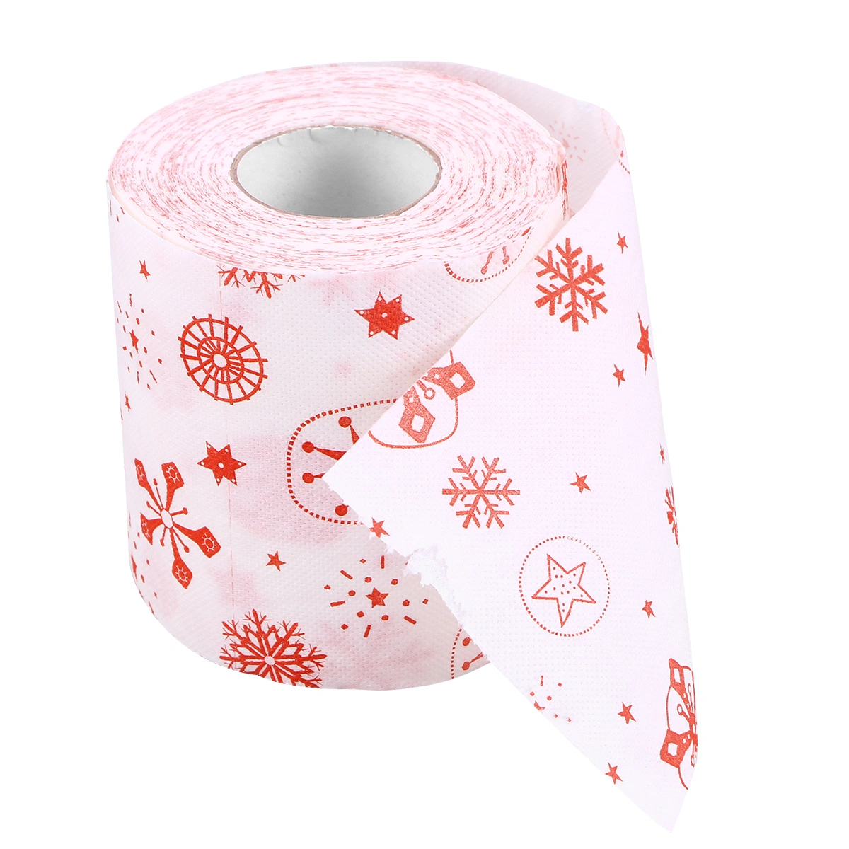 Creative Santa Claus Tissue Toilet Paper Roll Party Gift Merry Christmas Roll Paper for Table Living Room Bathroom