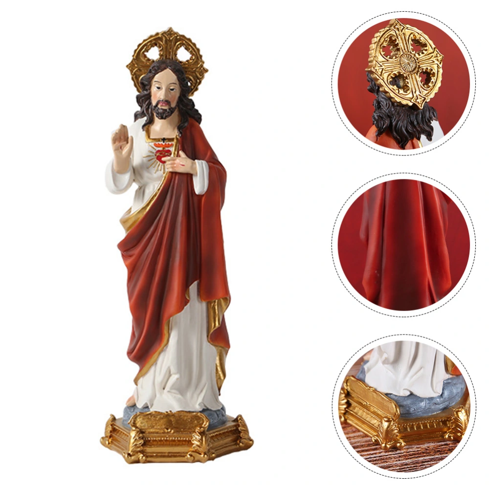 Jesus Craft Desktop Resin Ornament Household Ornament Birthday Present