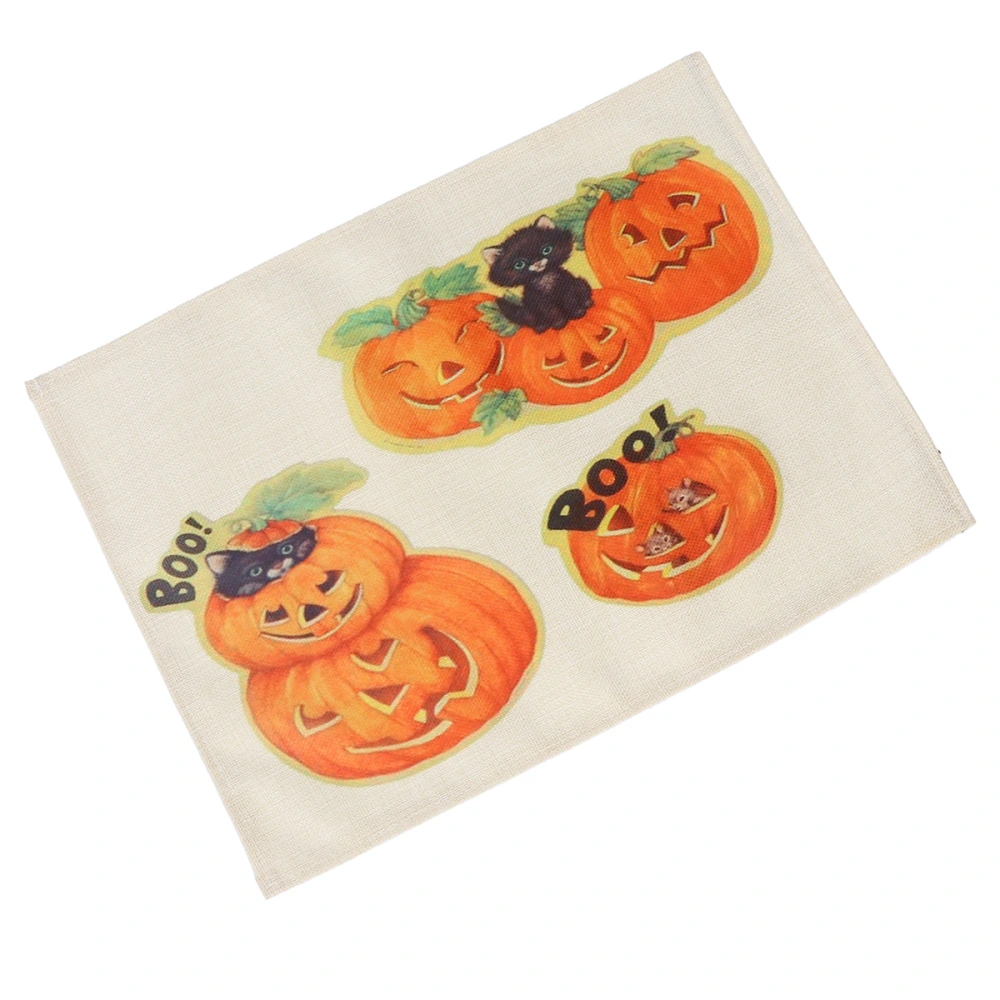 2pcs Unique Tableware Mat Creative Dish Plate Bowl Pad Chic Table Placemat Heat Insulation Pad for Halloween Decor Use