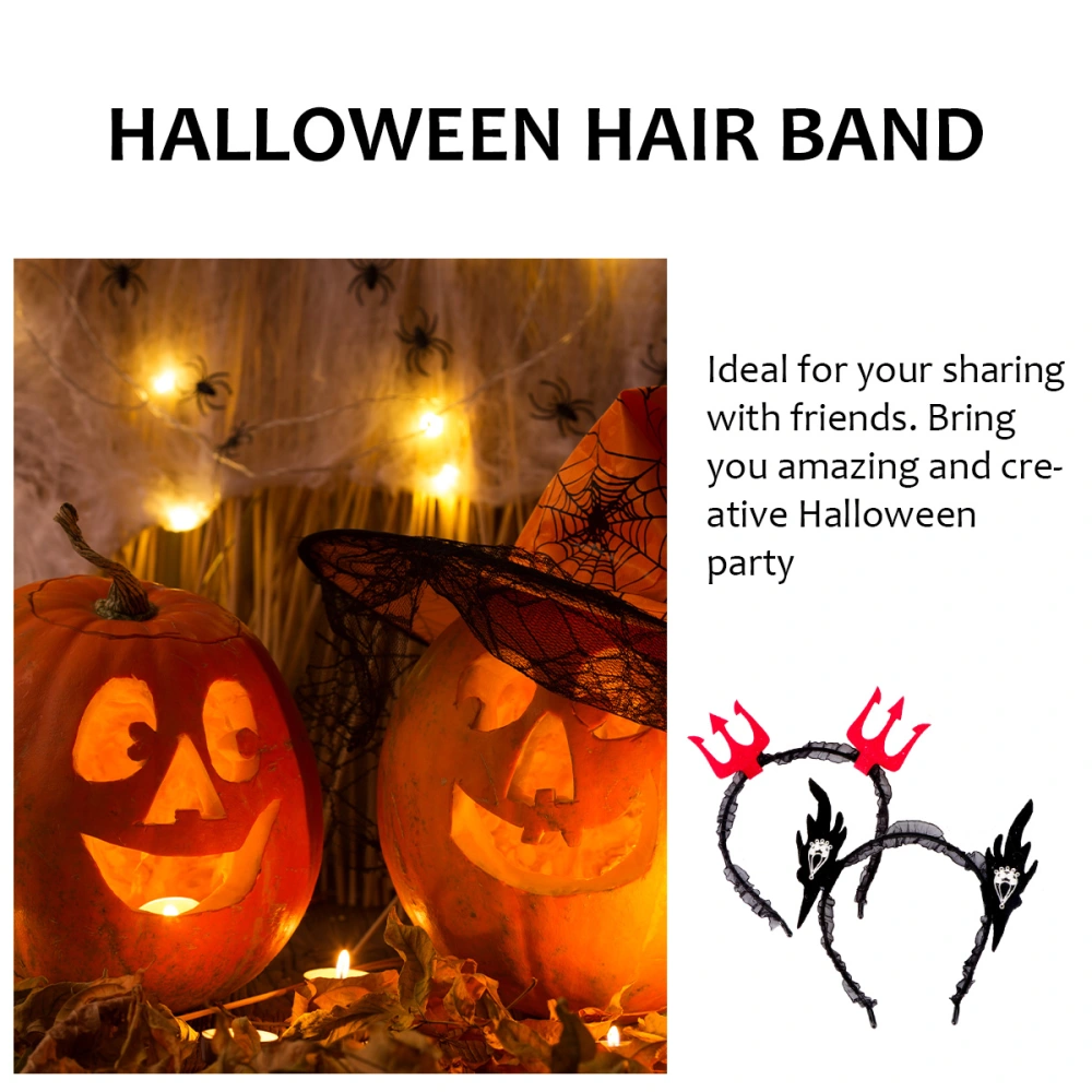 2pcs Halloween Hair Band Festival Party Hair Cosplay Hair Accessories