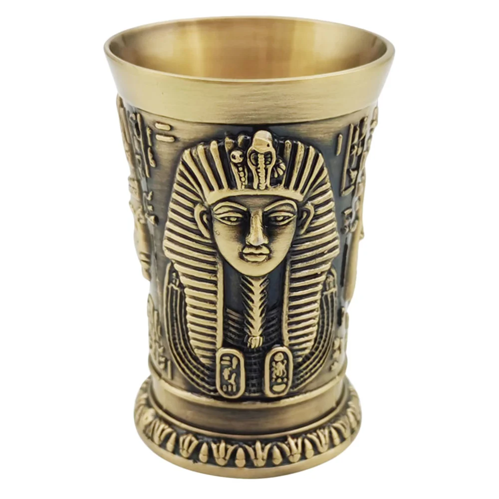 Vintage Egyptian Cocktail Cup Wine Shot Personalized Drinking Cup Home Adornment