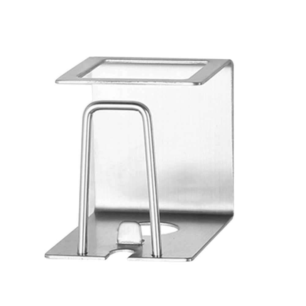 Stainless Steel Wall Hanging Toothbrush Holder Bathroom Toothpaste Storage Rack Shelf Bathroom Accessory