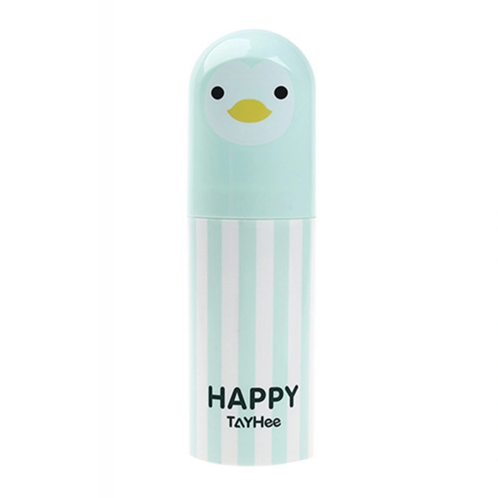 Portable Toothbrush Toothpaste Storage Case Holder Box for Traveling Camping with Duck Pattern (Light Green)