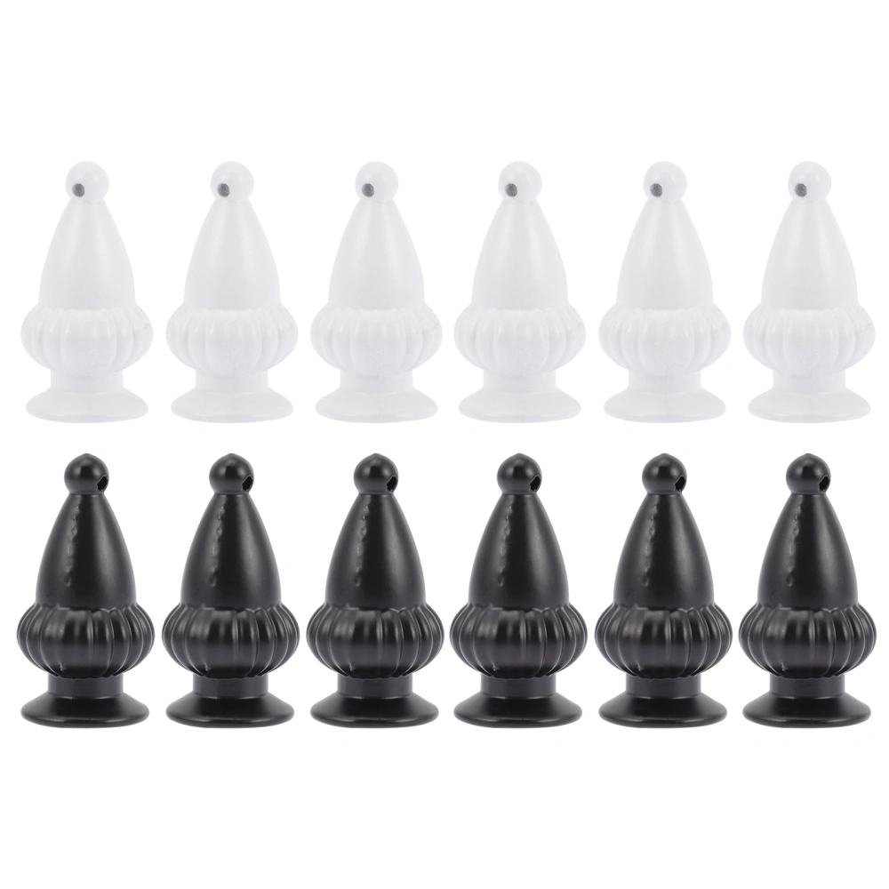 12pcs Lamp Finials Knob Lamp Shade Finials Caps Floor Lamp Decorations